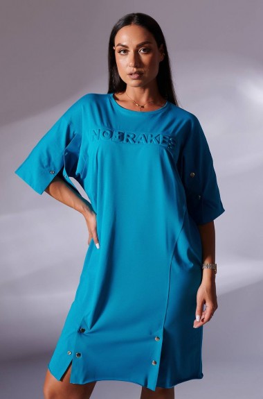 Однотонное летнее платье IS-145A950