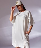 Однотонное летнее платье IS-145A950