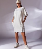 Однотонное летнее платье IS-145A950