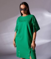 Однотонное летнее платье IS-145A950