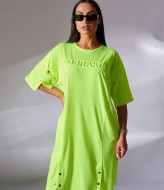 Однотонное летнее платье IS-145A950