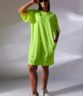 Однотонное летнее платье IS-145A950