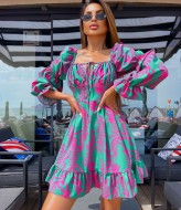 Платье с принтом MB-51A400