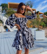 Платье с принтом MB-51A400