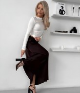 Шовкова довга спідниця KC-3340A350