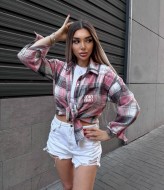 Рубашка фланелевая женская  VM-10509A360