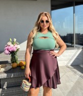 Шовкова спідниця на запах ELR-1098A300