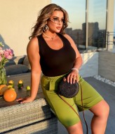 Майка с широкими лямками ELR-4056A250