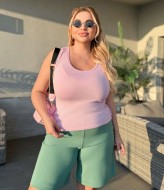 Шорты бермуды женские трикотажные  ELR-4060A400