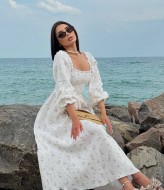 Платье с принтом VM-10517A570