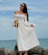 Платье с принтом VM-10517A570