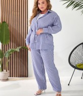 Льняной костюм тройка NOB-25030A800