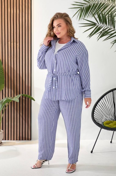 Льняной костюм тройка NOB-25030A800