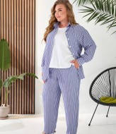 Льняной костюм тройка NOB-25030A800