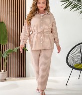 Льняной костюм тройка NOB-25030A800