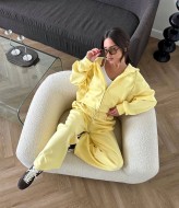 Теплый спортивный костюм женский на флисе  NUL-8024A680