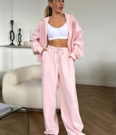 Теплый спортивный костюм женский на флисе  NUL-8024A680