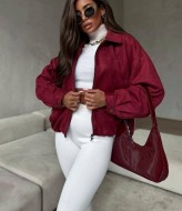 Замшевый бомбер  KC-3352A550