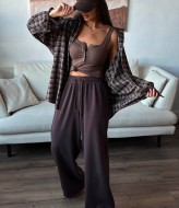 Прямые спортивные штаны женские  ANN-435A320