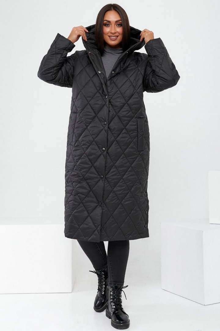 Пальто с капюшоном LC-544A850