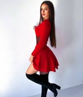 Платье приталенное  YLM-511A440