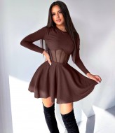 Платье приталенное  YLM-511A440