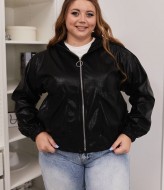 Женский кожаный бомбер  ME-521A660
