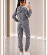 Велюровый костюм с капюшоном KASY-356A699