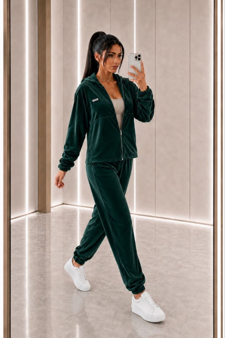 Велюровый костюм с капюшоном KASY-356A699