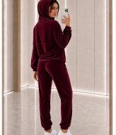 Велюровый костюм с капюшоном KASY-356A699
