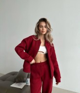 Спортивный костюм трехнитка на флисе женский  VOL-697A1000