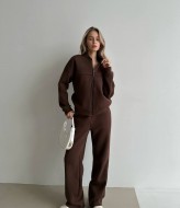 Спортивный костюм трехнитка на флисе женский  VOL-697A1000