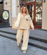 Теплый прогулочный костюм женский  ANK-7235.1A590
