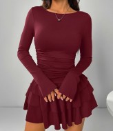 Платье мини с пышной юбкой  MIS-109A450