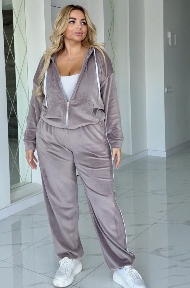 Костюм спортивный велюровый женский  VGA-793A1200