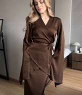 Костюм двойка рубашка и юбка MOK-9171A550