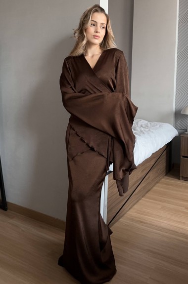 Костюм двійка сорочка і спідниця MOK-9171A550 Костюм двійка сорочка і спідниця MOK-9171A550