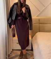 Женское вязаное платье KC-0511A580