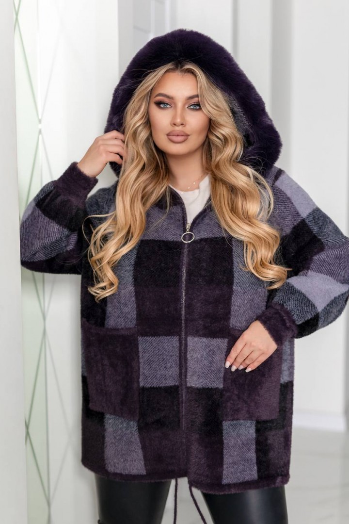 Напівпальто з хутром MAX-800A1450