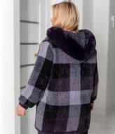 Напівпальто з хутром MAX-800A1450