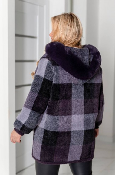 Напівпальто з хутром MAX-800A1450