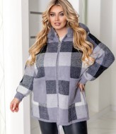 Полупальто с мехом женское  MAX-800A1450