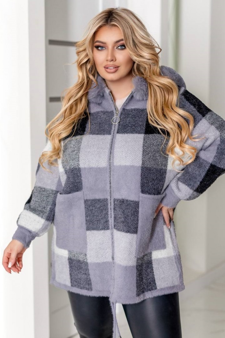 Напівпальто з хутром MAX-800A1450