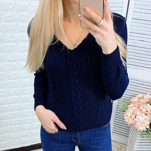 Пуловер женский модный SML-271119A250