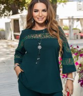 Нарядный брючный костюм для полных женщин  IT-6790A600