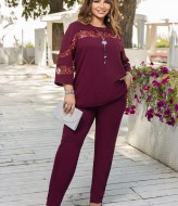 Нарядный брючный костюм для полных женщин  IT-6790A600