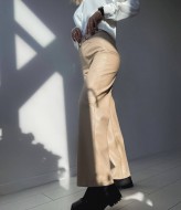 Шкіряні кльошові штани DMP-A1567A300B340