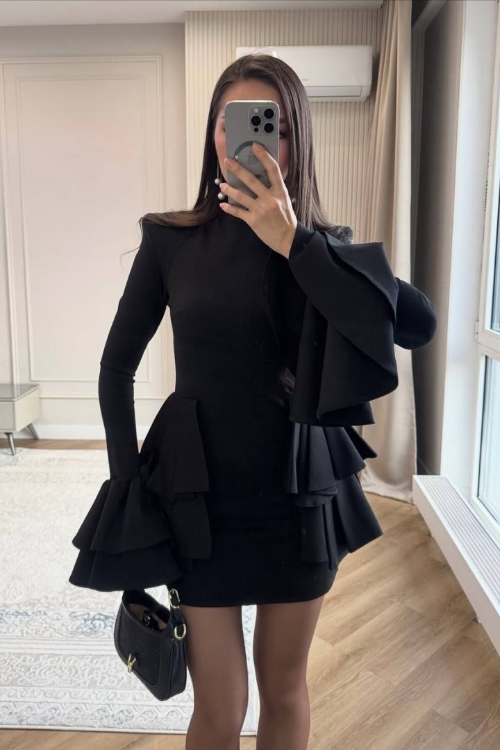 Платье с воланами SP-206A660