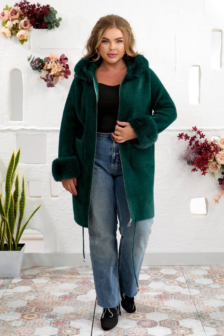 Пальто з хутром MAX-939A1400