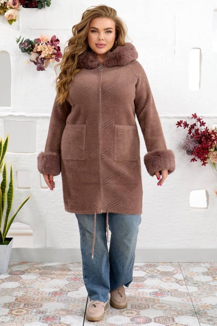 Пальто з хутром MAX-939A1400